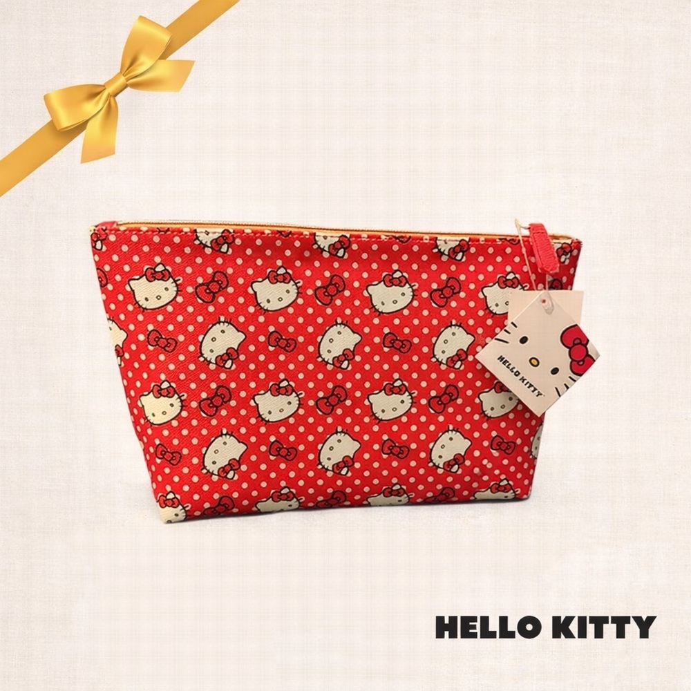 Hello Kitty Red Polka Dot Pouch